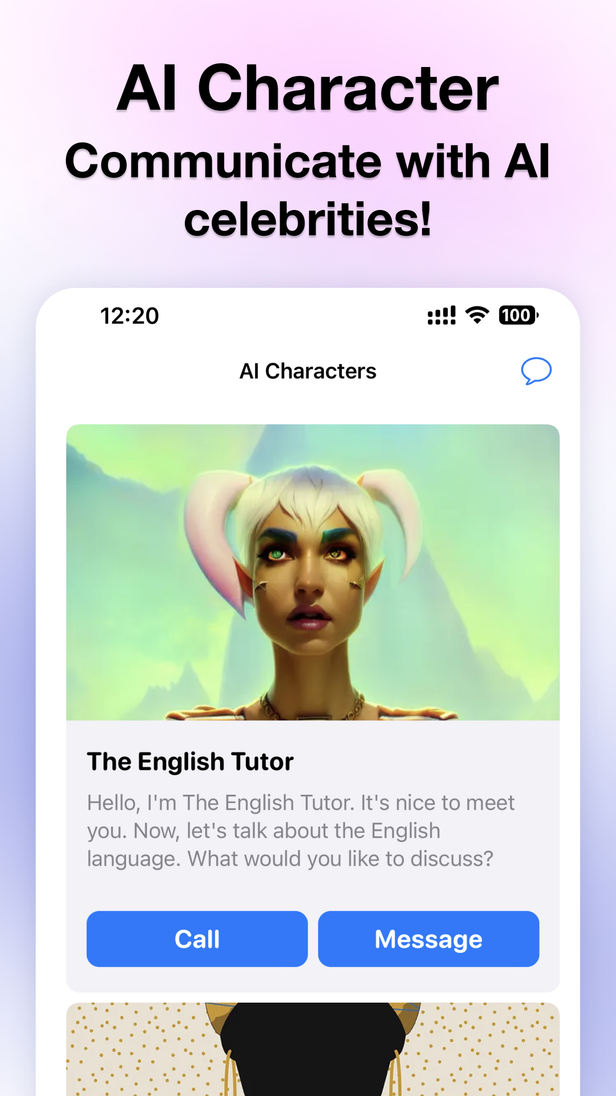 First feature alt text